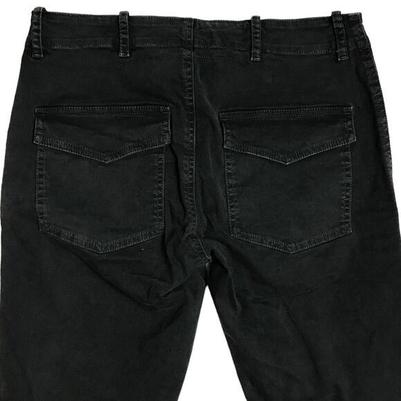 Nili Lotan Cropped Military Jogger Ankle Zipper Carbon Charcoal Black Pants 2 - Picture 10 of 13